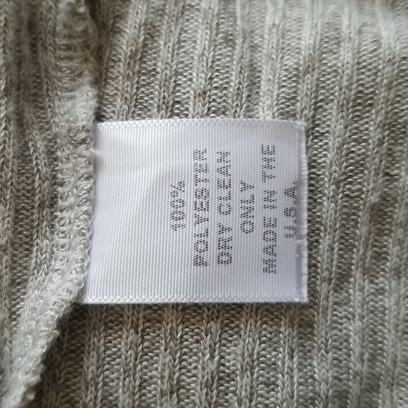 Gray Ribbed Tank Top - Picture 4 of 4